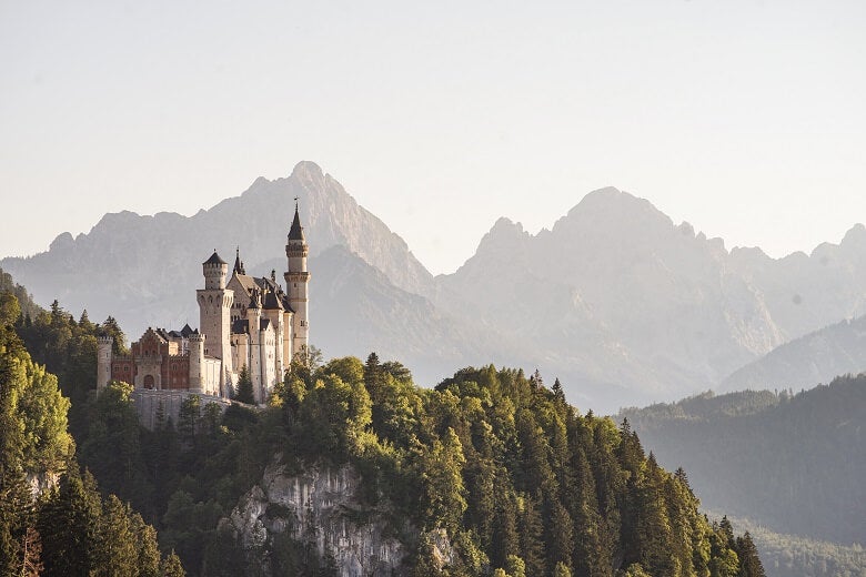 Germany castle in countryside