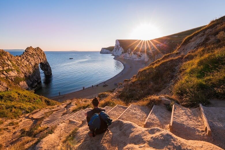 UK Durdle Door coastline