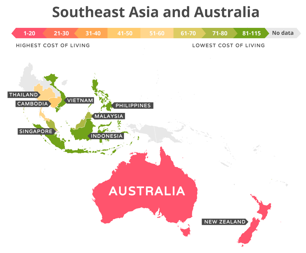 Low cost countries. Cost of Living. Country cost and Living. Most expensive Internet in Asia. The most expensive in the World info.