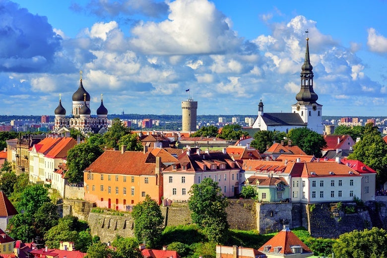 The Tallinn cityscape