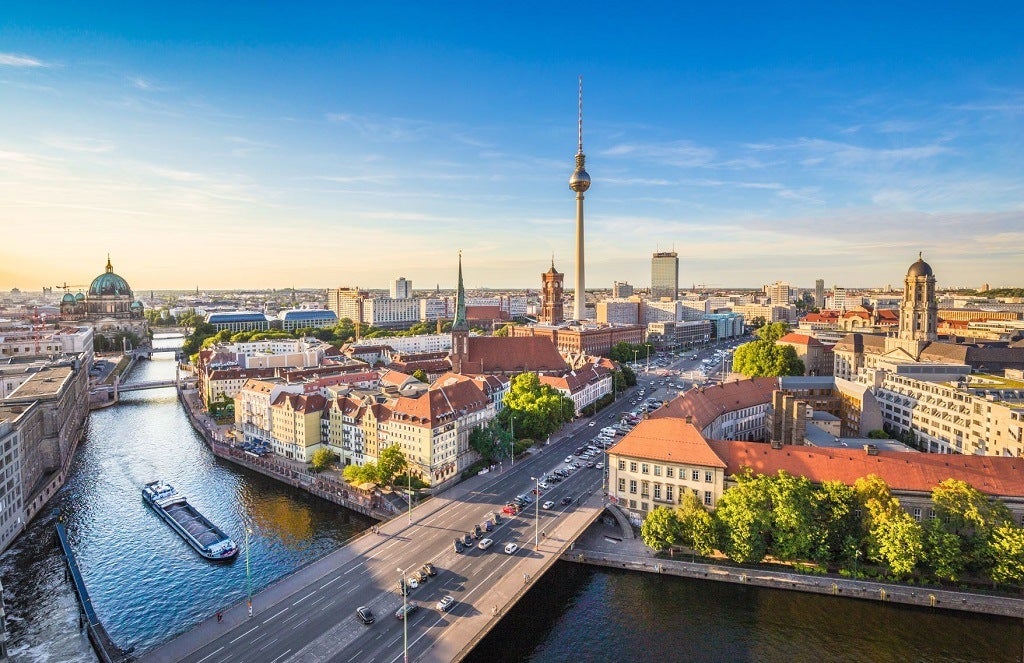 The River Spree and the TV Tower in Berlin