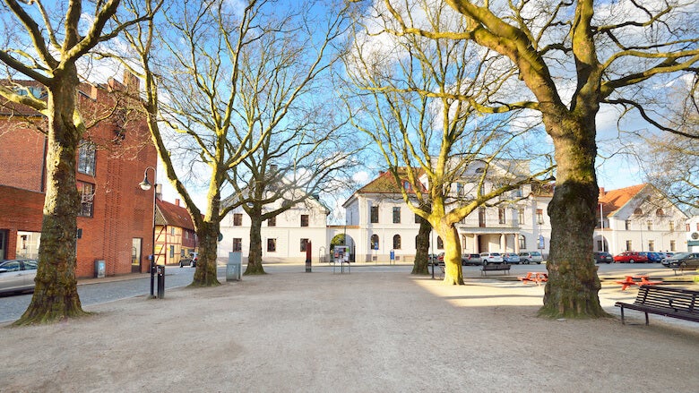 empty street in sweden