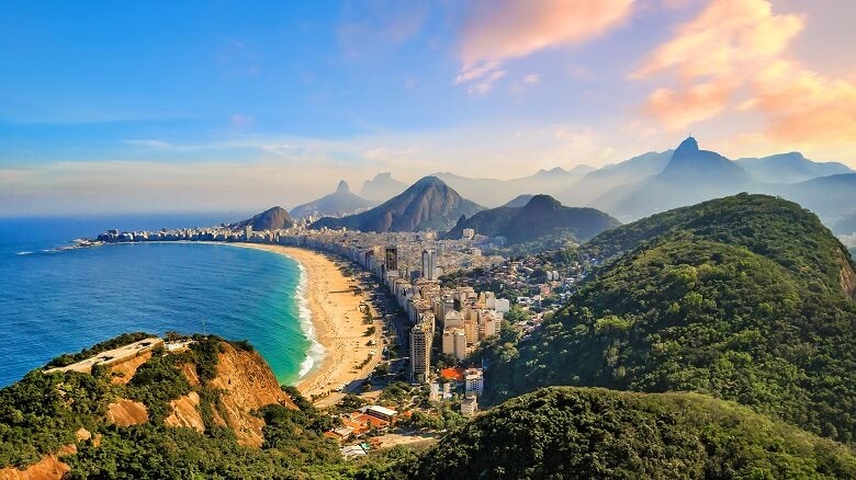 view of Brazilian beach