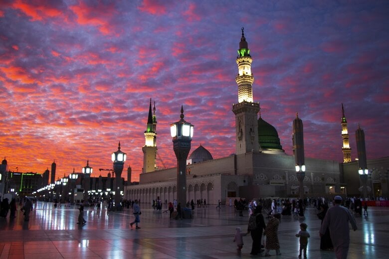 Al-Masjid an-Nabawi mosque, in saudi arabia