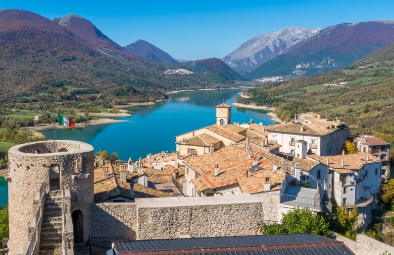 a village in abruzzo, italy