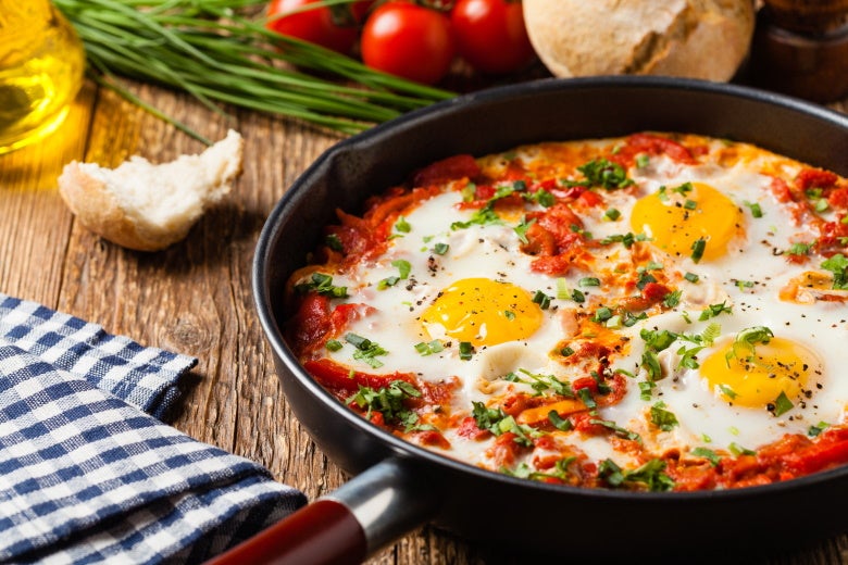 shakshuka in a pan