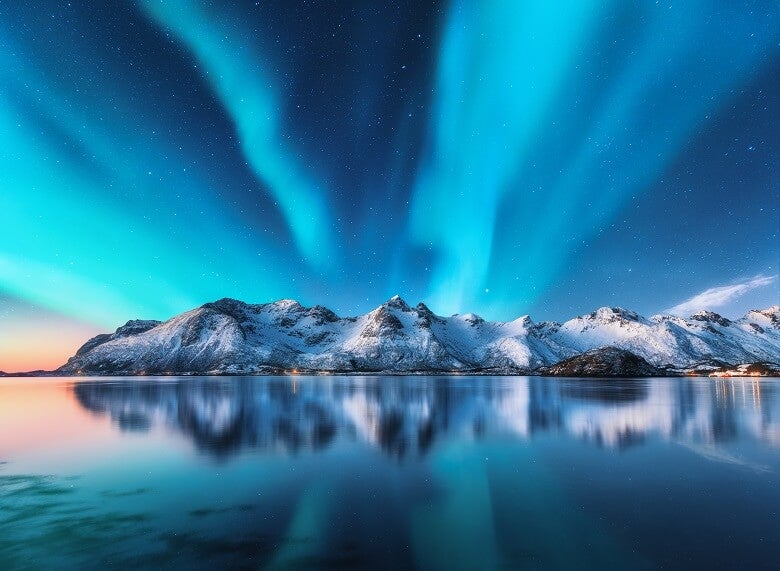 northern lights in Iceland