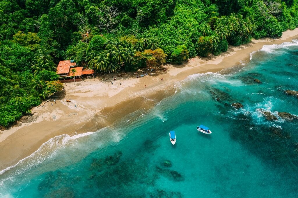 Beach in costa Rica