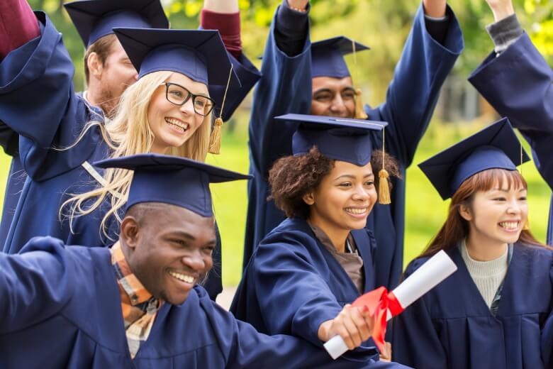 six students graduating